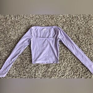 Lavender Long Sleeve Hollister Top